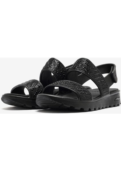 Arch Fit Footsteps - Enchant Kadın Siyah Sandalet 111531 Bbk