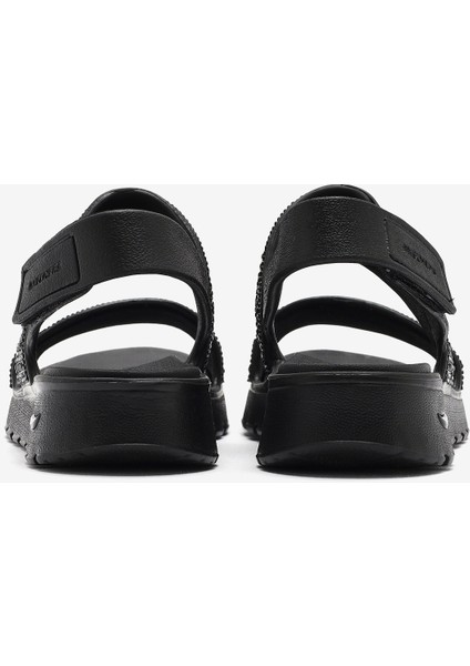 Arch Fit Footsteps - Enchant Kadın Siyah Sandalet 111531 Bbk