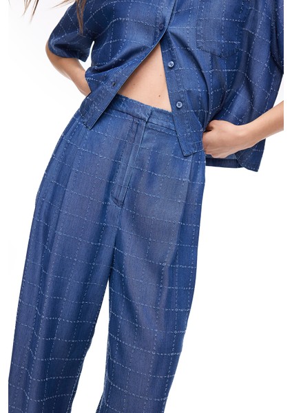 Indigo Lias Regular Fit Yüksek Bel Pantolon