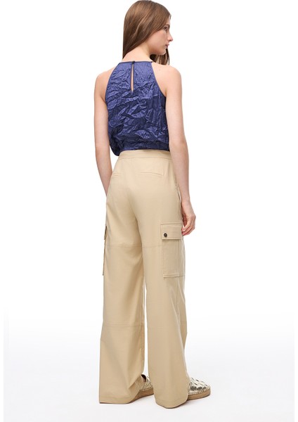 Açık Devetüyü Ginas Regular Fit Düşük Bel Pantolon