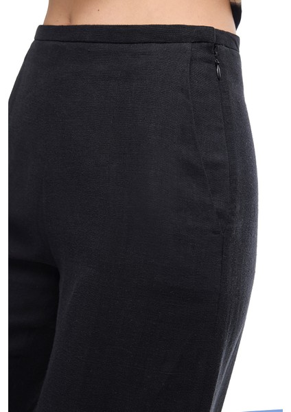 Siyah Holas Regular Fit Pantolon