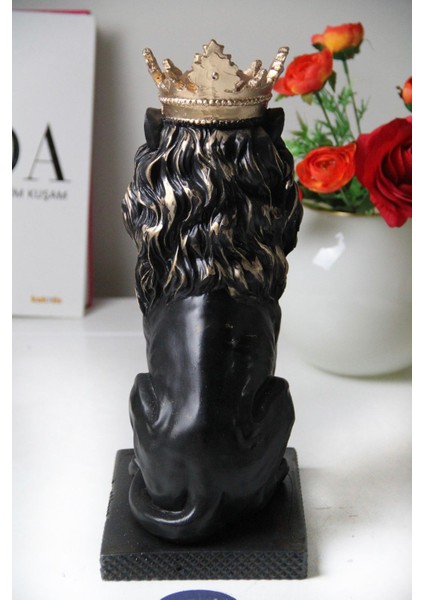 Aslan Kral Biblo – Dekoratif Polyester Hediyelik Obje
