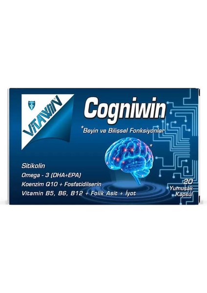 Vitawin Cogniwin Sitikolin 20 Kapsül 8684798450272