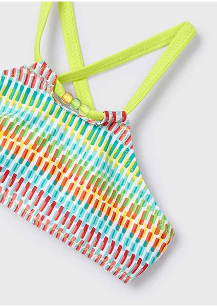 04-08 Yaş Kız Çocuk Mayoral Sarı-Mavi Bikini - Sarı-Mavi modelleri