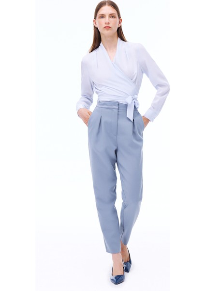 Morningstar Regular Fit Uzun Boy Gri Renk Kadın Pantolon fiyatları