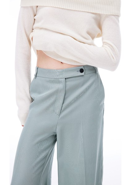 Nossa Regular Fit Mint Renk Kadın Pantolon modelleri