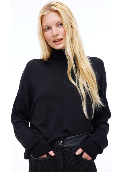 Anderas Regular Fit Uzun Boy Siyah Pantolon fırsatları