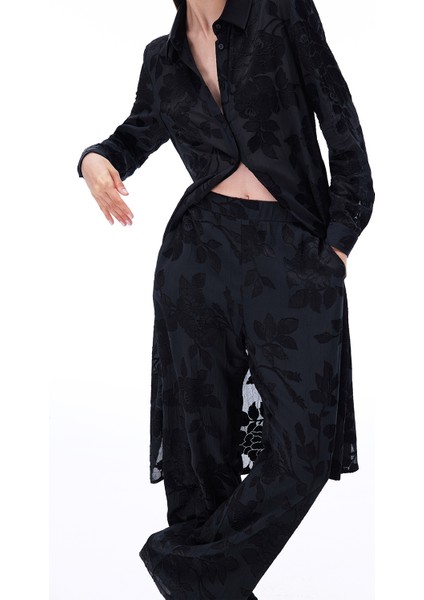 Crush Regular Fit Siyah Renk Kadın Pantolon modelleri