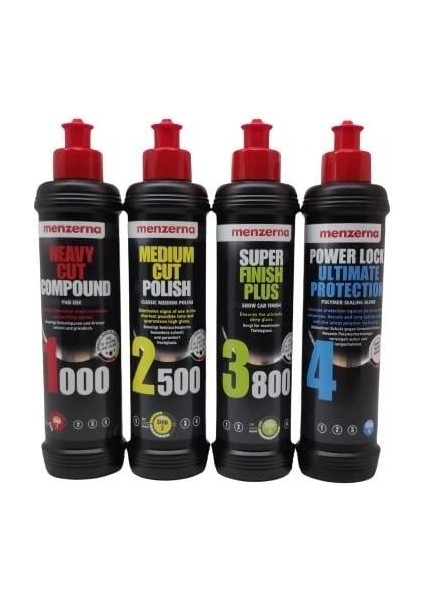 1000- 2500- 3800 Powerlock Kalın Pasta Boya Koruma Seti 250 ml