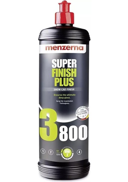 Green 400 Medium Cut 2500 Super Finish 3800 Set 3 x 1 Litre