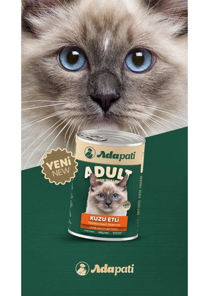 Kuzu Eti Aromalı Komple Yetişkin Kedi Maması 400 gr fırsatları