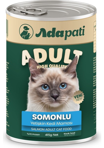 Somon Eti Aromalı Komple Yetişkin Kedi Maması 400 gr
