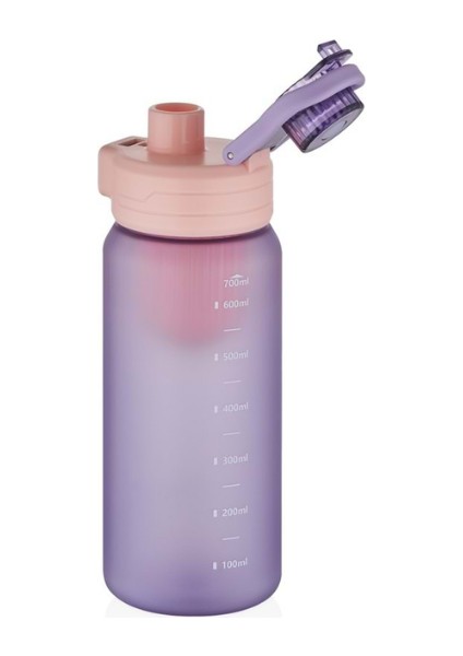Pipetsiz Süzekli 700 ml Suluk Vagon Plastic Bottle Purple