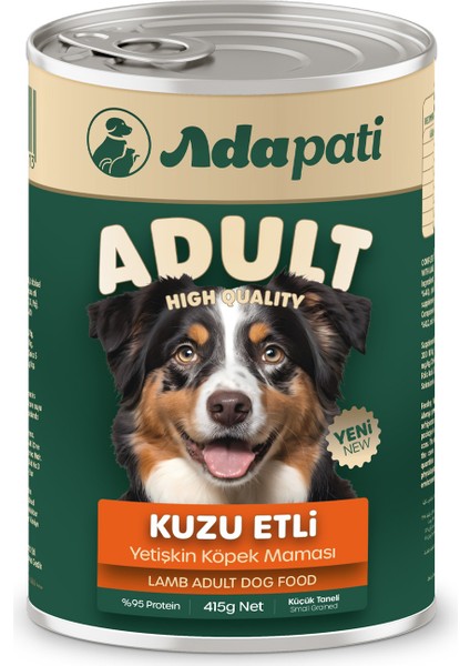 Kuzu Eti Aromalı Komple Yetişkin Köpek Maması 400 gr