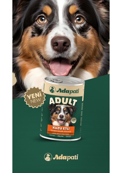 Kuzu Eti Aromalı Komple Yetişkin Köpek Maması 400 gr