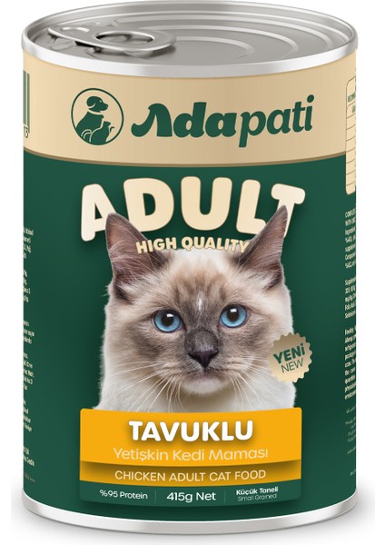 Tavuk Eti Aromalı Komple Yetişkin Kedi Maması 400 gr
