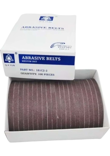 Dik Kumaş Kesim Motoru Bileme Şerit Zımpara Medium Grit 181c2-2 005