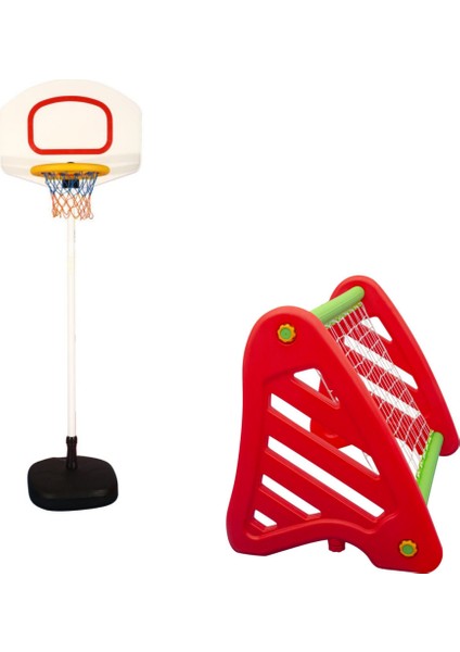 Basket Potası ve Minyatür Kale Spor Seti - Anaokulu - Kreş - Çocuk Oyun Alanı - Spor Oyuncakları fiyatları