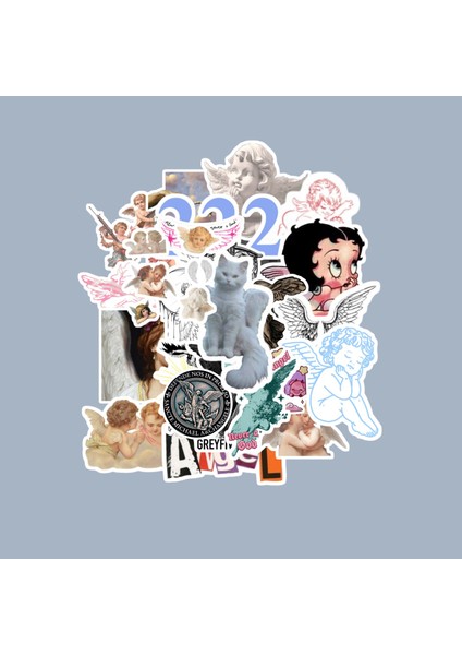 Angel Melek Sticker Paketi -Bullet Journal - Ajanda - Planner - Defter - Laptop Etiket Çıkartma Çok Renkli 10 x 15 Paket Boyutu 3 x 5 cm Stickerlar Paket Içeriği 25 Adet Dadi Ramba fiyatları