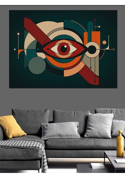 Soyut Göz Temalı Poster Dekoratif Kanvas - Mdf Ahşap Tablo modelleri