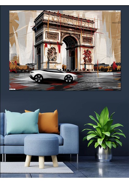 Zafer Takı ve Araba Dekoratif Kanvas - Mdf Ahşap Tablo modelleri