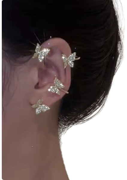Lüks Kristal Çiçek Püskül Damla Küpe Kadınlar Için Parlak Zirkon Opal Uzun Dangle Küpe Kızlar Parti Düğün Takı Hediye Metal RENK:ER22Y1280 (Yurt Dışından)