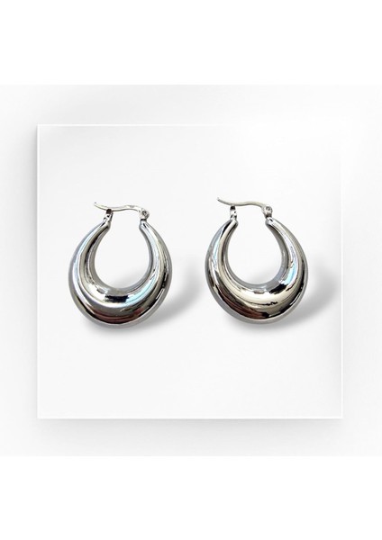 Premium Seri Kadın Trend Halka Küpe