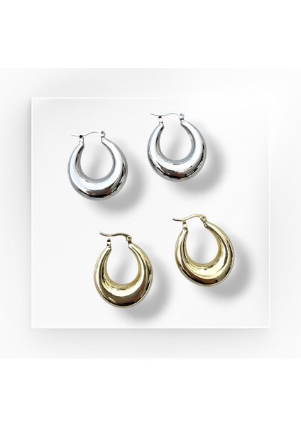 Premium Seri Kadın Trend Halka Küpe fırsatları