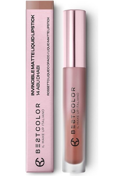 Invincible Matte Liquid 14 Abu Dabi Likit Ruj 4ml