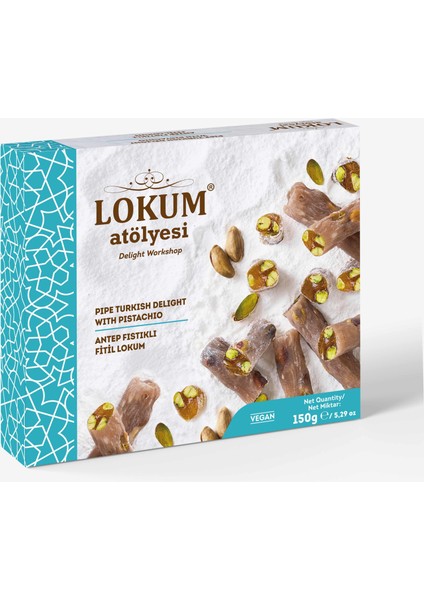 Antep Fıstıklı Fitil Lokum 150 gr