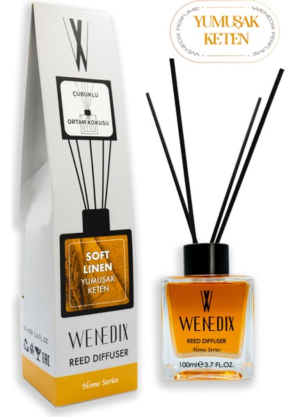 Soft Linen 100 ml Bambu Çubuklu Ortam Kokusu