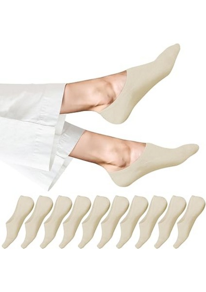 3'Lü Kokulu Dikişsiz Soft Patik Çorap