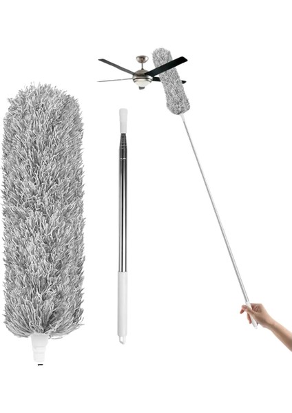 Uzayabilen Mikrofiber Toz Alma 3 Metre Teleskopik Pratik Bükülebilen fiyatları