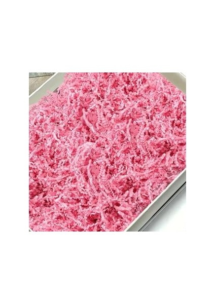 Kırpık Z Zigzag Pelur Kırpıntı Kağıt 100 gr Süs Dolgu Malzemesi Pink Paper