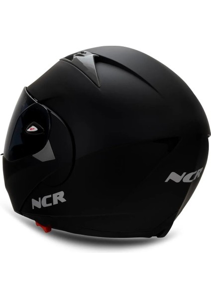 Çene Açılır Kask Mat Siyah Vizörlü Ece Belgeli fırsatları