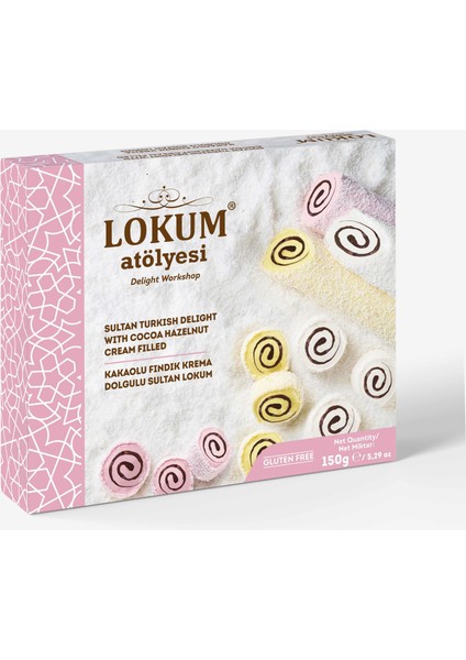 Kakaolu Fındık Krema Dolgulu Sultan Lokum 150G
