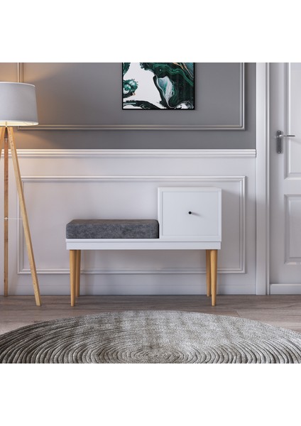 Paris Modern Puf Beyaz modelleri