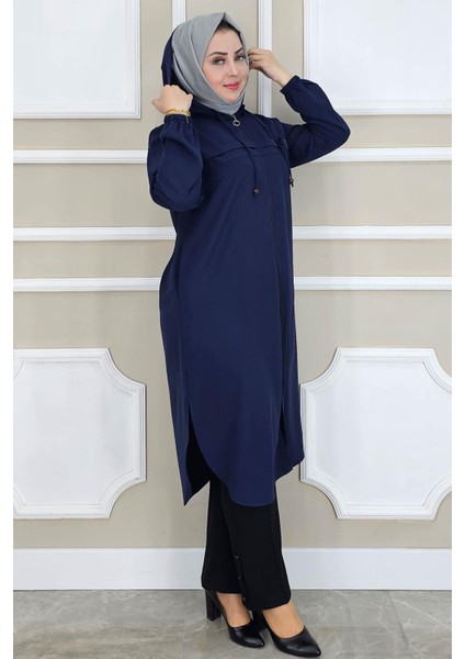 Kadın Dikme Aksesuar Detaylı Tesettür Kap