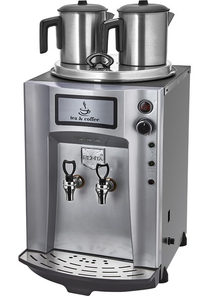 2 Demlikli 23 Lt Premium Jumbo Çay Makinesi Gri - DE11P