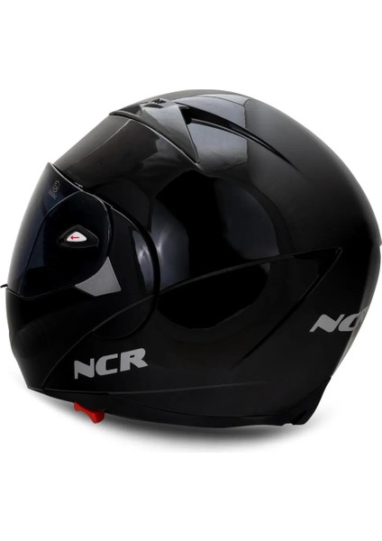 Çene Açılır Kask Parlak Siyah Vizörlü Ece Belgeli fırsatları