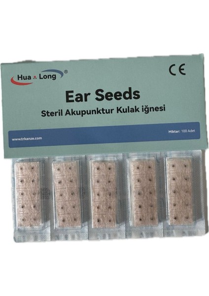 Akupunktur Iğnesi Kulak Tohumu Ear Seeds 100LÜK Paket 1000 Adet