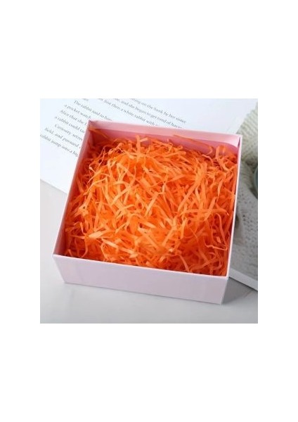 Kırpık Z Zigzag Pelur Kırpıntı Kağıt 100 gr Süs Dolgu Malzemesi Orange Paper modelleri