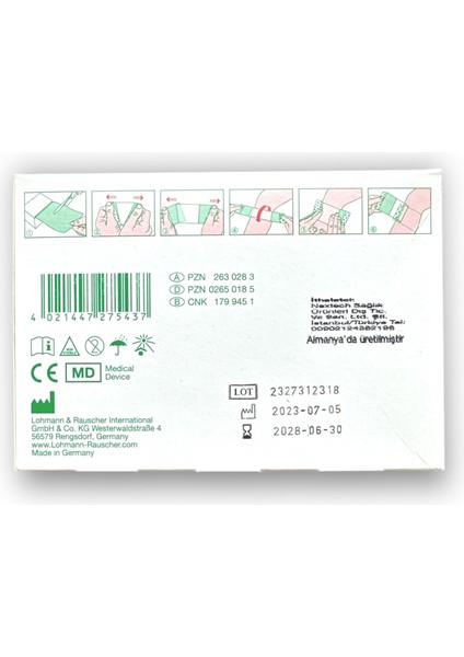 Suprasorb F Rulo Film Dövme ve Örtü 10 cm x 10 M - Ref 20468 - 1 Kutu 1 Adet modelleri