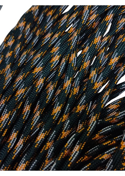 Paracord Iplik 4 mm Kamuflaj Renk 10 Metre