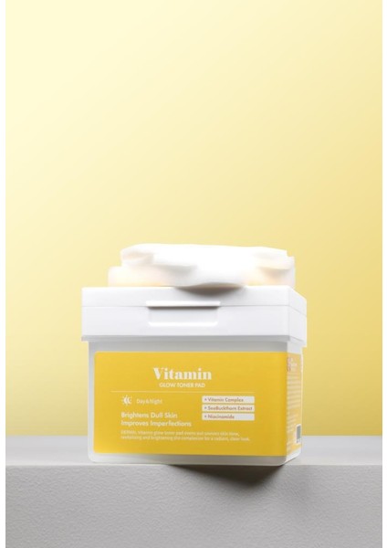 Vitamin Glow Toner Pad 120’LI – Cilt Aydınlatıcı ve Vitamin Kompleksli Tonik Ped 180 ml fiyatları