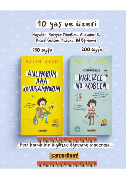 10+ Yaş- Anlıyorum Ama Konuşamıyorum, Ingilizce No Problem (2kitap)