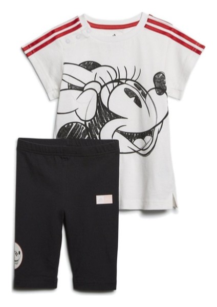 Adidas Minnie Mouse Çocuk Tişört Şort Takımı modelleri