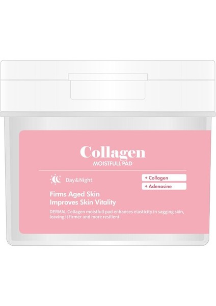 Collagen Moistfull Pad 120’LI – Kolajen Içerikli Nemlendirici ve Cilt Tonik Ped 180 ml