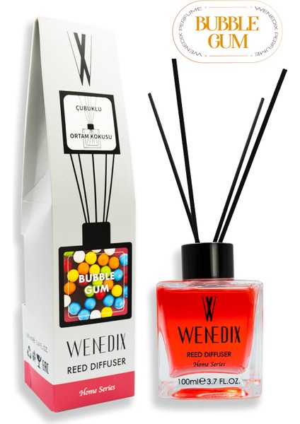 Bubble Gum 100 ml Bambu Çubuklu Ortam Kokusu