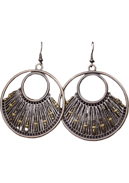 Lüks Kristal Çiçek Püskül Damla Küpe Kadınlar Için Parlak Zirkon Opal Uzun Dangle Küpe Kızlar Parti Düğün Takı Hediye Metal RENK:ER22Y1745 (Yurt Dışından)